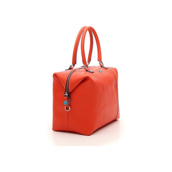 Gabs G3 Plus Size Large Convertible Shopping Tote Bad Orange Leather Like New - Picture 16 of 16